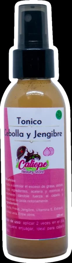 Tónico Capilar Cebolla y Gengibre